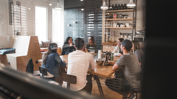 Image of people in an office